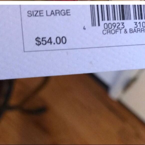 Croft & Barrow Salmon Jacket LARGE NWT - Picture 5 of 8